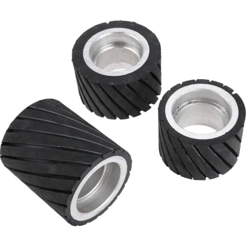 1 Pc 70*50mm 80*50mm 70*80mm Rubber Contact Wheel Belt Grinder Backstand Idler Abrasive Tools Polishing Grinding Sanding Wheel