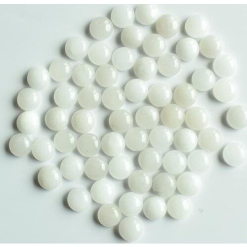 2020 fashion high quality Natural white stone round cab cabochon beads for jewelry Accessories 10mm wholesale 50pcs/lot free