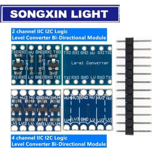 2 / 4 Channel IIC I2C Logic Level Converter Bi-Directional Module 5V to 3.3V For Arduino