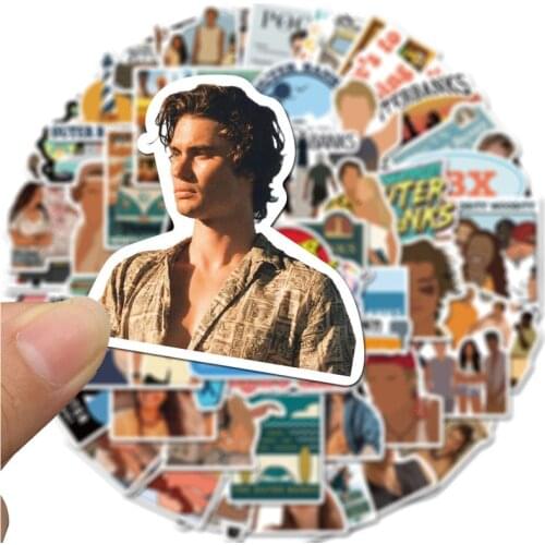50/100pcs Movie Outer Banks Stickers Pack Waterproof PVC Skateboard Guitar Luggage Motorcycle Laptop Graffiti Sticker Kid Toy