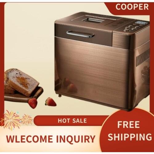 Automatic Bread Machine 450w Programmable Bread Maker 15-hour Pre-set Timer Control Panel With Lcd Display