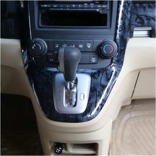Black Wood Interior Air Outlet Window Door Handle Gear Cup Dashboard Decorated Mouldings For Honda CRV 2007 08 0910 11CAA298A