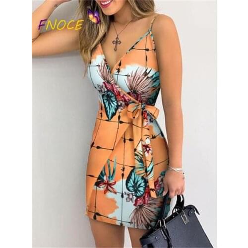 Fnoce Floral Summer Dresses