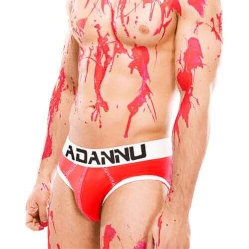 Hot Sale Men Underwear Low Waist Men Briefs Cotton U Convex Sexy Underpants Comfortable Cueca Tanga Hombre