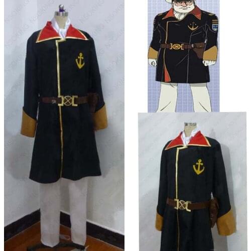 Anime Space Battleship Yamato 2199 Okita Juuzou Cosplay costume Custom Made