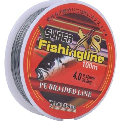 New Fishing Line 8 Strands 0.10~0.40MM 6-60LB Strong PE Braided Fishing Line For Sea Fishing 100m Daiwa Line Multifilament