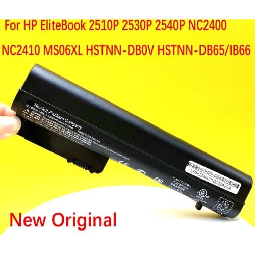 Original MS06 MS06XL New Laptop Battery For HP EliteBook 2510P 2530P 2540P NC2400 NC2410 MS06XL HSTNN-DB0V HSTNN-DB65/IB66