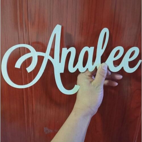 Personalized Wooden Name Signs,Custom Children Name Wall Decor Color Wooden Letters, Wall Wooden Names