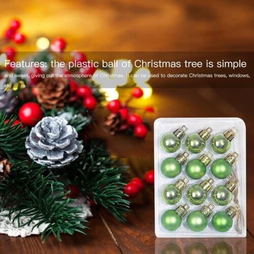 Christmas Tree Hanging Bauble Home Office Window Wall Tree Plastic Ball Ornament Holiday Decor
