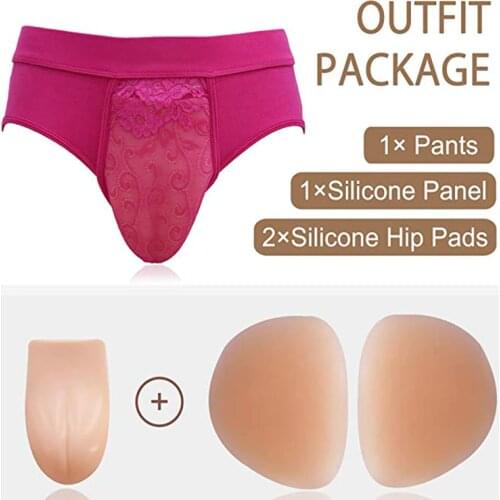 Crossdresser Panties Hiding Gaff Genitals Panty Gay Fake Vagina Underwear Shaping Panty Sex Lingerie Thong Shemale Transgender