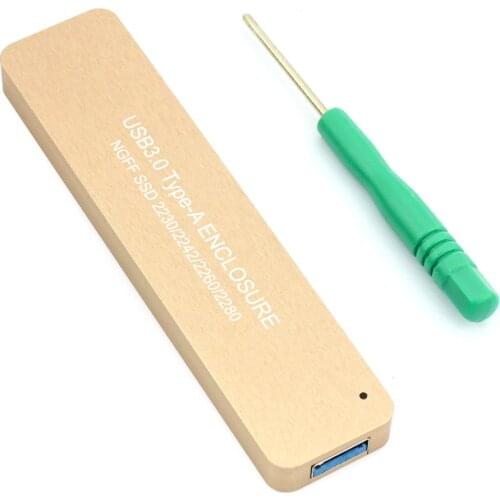 LM-881U USB3.0 TYPE-A for NGFF SSD Enclosure USB Enbedded for NGFF 2230/2242/2260/2280 SSD Hard Disk Adapter
