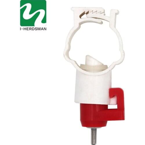 50pcs Chicken Nipple Drinkers Chicken Coop Feeder White Ball Valve Cassette Spring Duck Type Automatic Nipple Type Water Fountai