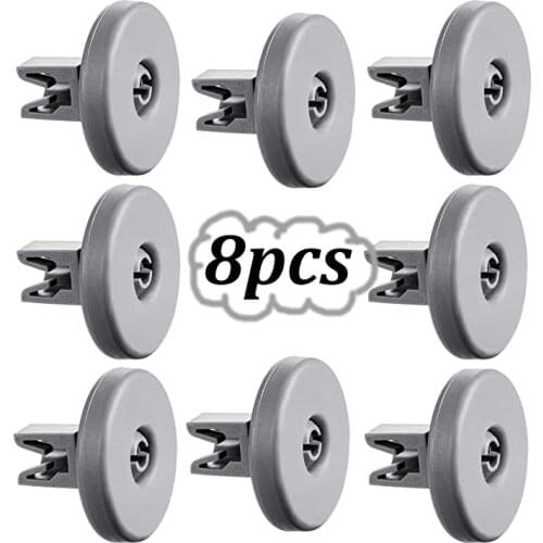8PCS Dishwasher Basket Wheel for Aeg Favorit Privileg Zanussi Dish Washer Spare Parts Accessories