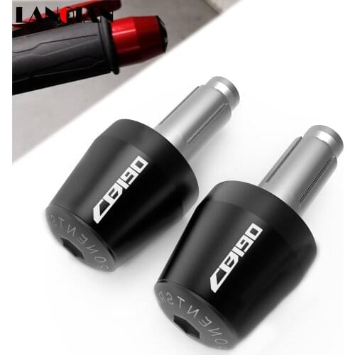 CNC Billet Aluminum Motorbike HBAR END CAP Handle Bar Cap End Plugs For Honda CB190 all Years