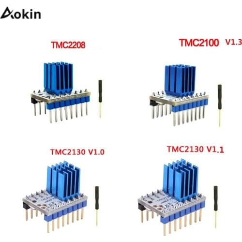 1pc TMC21001.3 TMC2130 V1.0 V1.1 TMC2208 Stepper Motor StepStick Mute Driver Silent Protection 3D Printer Parts TMC2100 Motor