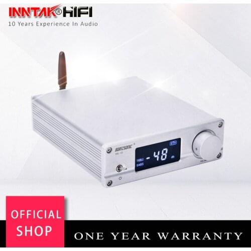 HIFI NJW1194 Bluetooth 5.0 APTX Receiving Remote Preamplifier / 5 Way Lossless Handover Preamp W/ Treble Bass LED Display