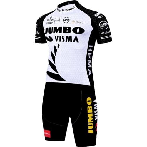 JUMBO VISMA 2021 Laser Cut One Piece Skinsuit Fietskleding Heren Jumpsuits Equipamento Completo Cycling Jersey Ciclismo