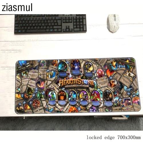 Hearthstone mouse pad 700x300x3mm pad to mouse notbook computer mousepad HD print gaming padmouse gamer to laptop mouse mat