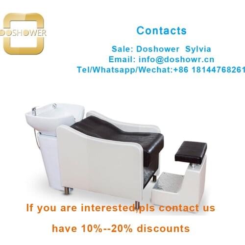 Salon furniture hair salon equipment with barber styling chair for shampoo bowl and bed