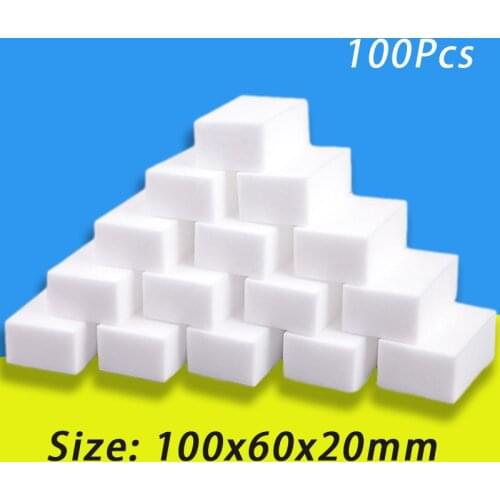 5/10/20/50/100pcs Melamine Sponge Magic Sponge Household Sponge Eraser Cleaning Tools for Office Kitchen Bath Cleaning Sponges