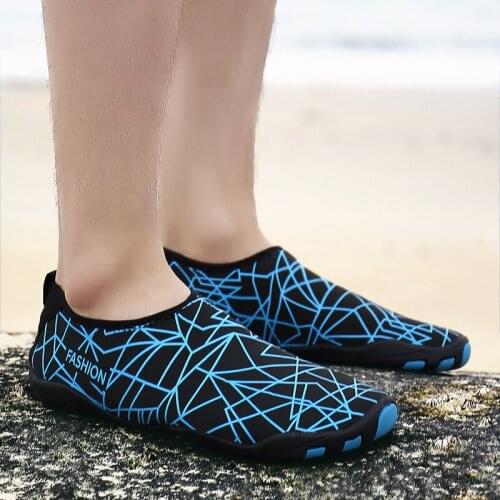 Men Aqua Shoes Barefoot Swimming Shoes Women Upstream Shoes Breathable Sneakers Hiking Sport Shoes Quick Drying River Sea Water