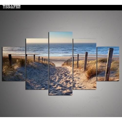 Op de muur HD print olieverf Film modulaire foto Scenery poster kind room decor woondecoratie 5 stks canvas art z267