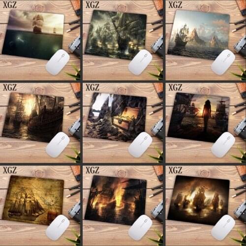 XGZ Anime Pirate Ship Cool Personalized Computer Notebook Mouse Mat Resistant Dirt 180x220mm Gaming Keyboard Mouse Pad Promotion