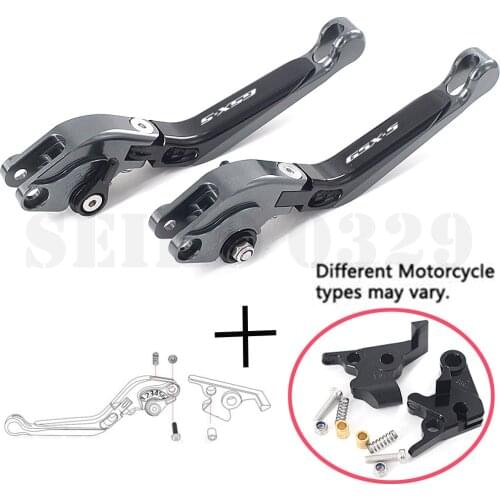 For SUZUKI GSX-S750 GSX S750 2011-2016 Motorcycle Folding Extendable Brake Clutch Levers 8 Colors
