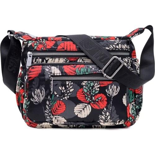 9 Colors Floral Crossbody bag for women Casual nylon Woman shoulder bags high quality Brand bags Summer New bolsas femininas