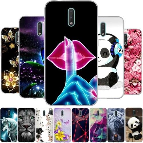 For Nokia 2.3 Thin Silicone Pattern Printed Case TPU Back Protective Cover For Nokia 2.3 Phone Shell Capa 6.2 inch Bag