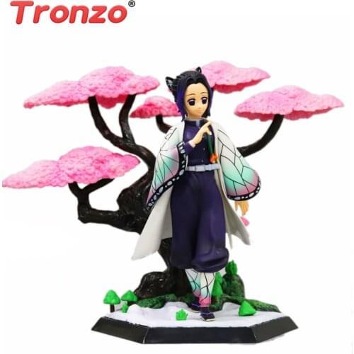 Tronzo Demon Slayer Kimetsu no Yaiba GK Figure Kochou Shinobu Sukura Action Figure Decoration Model Toys
