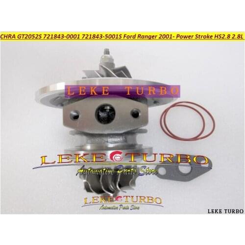 Turbo Cartridge CHRA Core GT2052S 721843 721843-0001 721843-5001S Turbocharger For Ford Ranger 01- Power Stroke HS2.8 2.8L 130HP