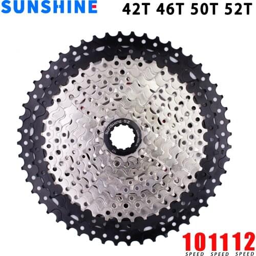 SUNSHINE 10 11 12 S Speed Cassette Velocidade Sprocket Freewheel Bicycle Flywheel Moutain MTB Bike Casset Kассета XD Shimano K7