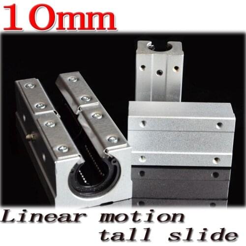1pcs/lot SBR10LUU SBR10L 10mm linear ball bearing slide unit 10mm linear bearing block Free Shipping