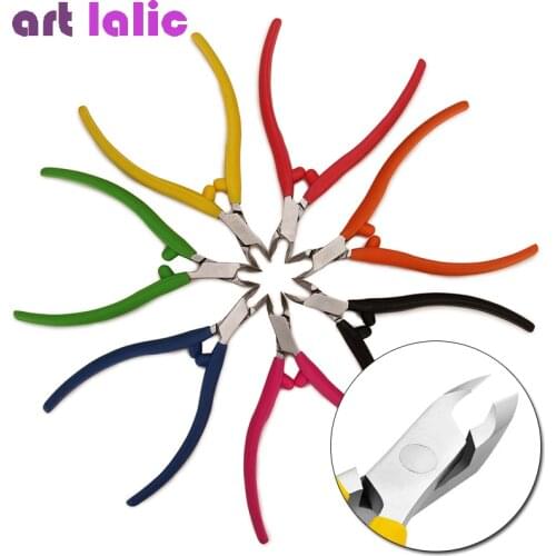 1pc Professional Silicon Cuticle Nail Nipper Clipper Nail Art Manicure Pedicure Care Trim Plier Cutter Scissor Beauty Nail Tools