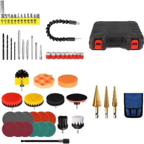 3/22/32Pcs Step Drill Electric Drill Brush Electric Drill Accessories for Brushless Electric Impact Drill Power Tool Accessories