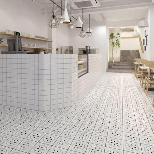 Retro Baño cocina non-slip wear-resistant to stick to the bathroom kitchen floor tile self-adhesive waterproof