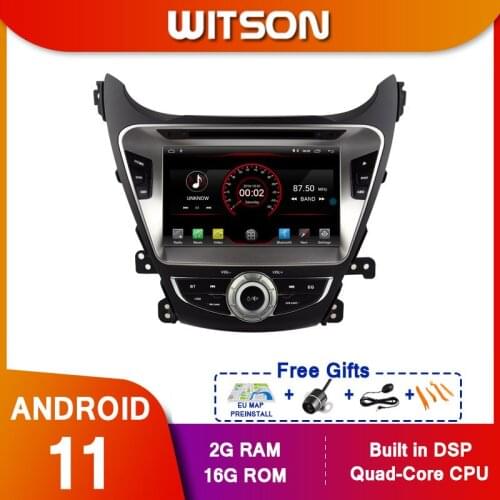 WITSON car radio GPS dvd player 2 DIN android 10.0 For HYUNDAI ELANTRA 2014 gps navigation stereo DSP video C