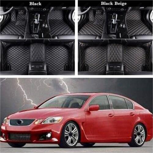 Car Floor Mats for LEXUS LX GX IS ES RX NX GS HS UX LS SC CT LC Car Accessories Waterproof Car Foot Mats Automobile Carpet Cover