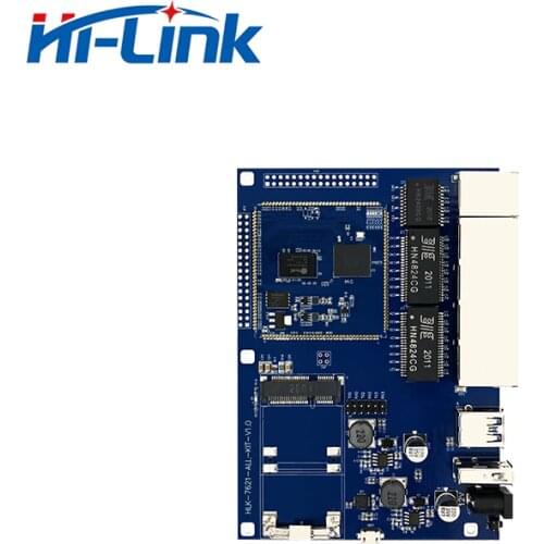 Free Ship GbE Gigabit Ethernet Router module HLK-7621 Start Kit/Development board MT7621A chipset