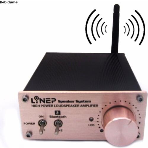 Kebidumei Hifi 3D player Bluetooth wireless A965 Audio tube Music amplifiers digital power amplifier 100W with high power