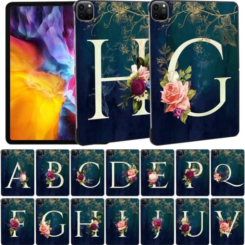 For Apple IPad Pro 9.7"/iPad Pro 11" (2018/2020)/iPad Pro 2nd Gen 10.5" Letter Series Tablet Cover Case + Free Stylus