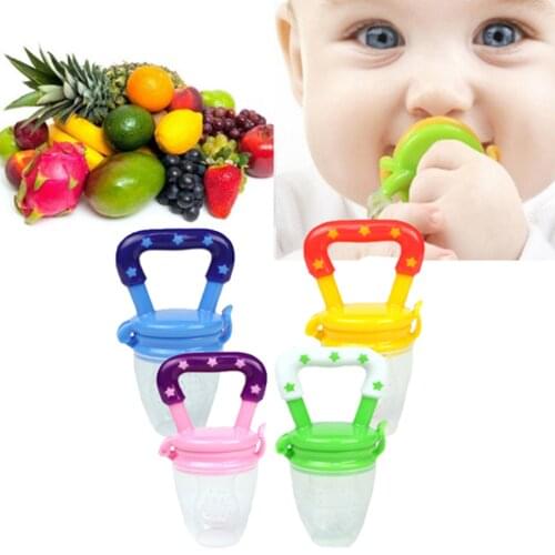 Toddlers Baby Teether Vegetable Fruit Toddler Teething Toy Ring Chewable Soother
