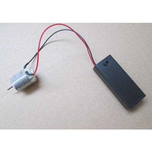 DC3V Motors + 2AAA Battery Holder With Switch For Electric Toys Aircraft