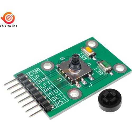 1Pc Five Direction Navigation Button Module DIY Electronic PCB Board for MCU AVR Game 5D Rocker Joystick Independent for Arduino