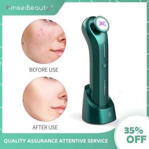 Plasma Beauty Instrument Scar Acne Removal Anti Wrinkle Aging Therapy Blue Light Acne Treatment Facial Ozone Treatment Device
