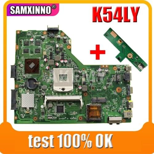 K54LY motherboard REV:2.0/2.1 1GB For Asus X54H K54HR X54H K54LY motherboard K54LY mainboard K54LY motherboard test 100% OK