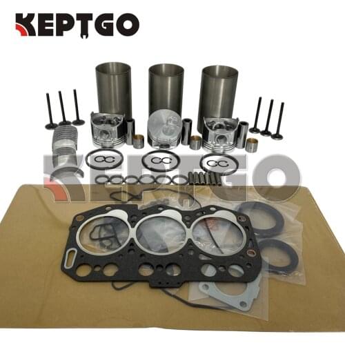 3TNV76 Overhaul Rebuild Kit STD For Yanmar Engine John Deere 1435 X495 X950R Tractor