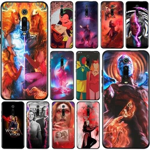 Marvel Avengers Wanda Vision For Xiaomi Redmi 9T 9I 9AT 9A 9C 9 8A 8 7A 7 6A 6 5A 5 4X PRO Prime Plus Black Soft Phone Case