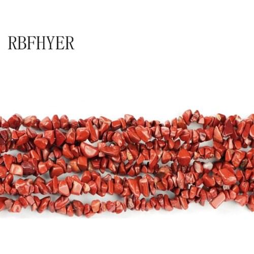 Irregular Red stone Gravel beads Natural stone Loose spacers beads DIY bracelet Necklace Earrings Jewelry making Accessories